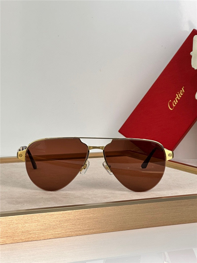 Cartier CT0386S 003 Sunglasses Men's $1295  ✨ - buyonlinebehappy