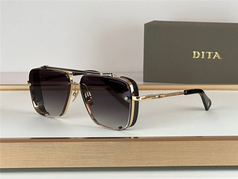 Dita Eyewear LIMITED EDITION Mach Six square-frame Men's Sunglasses 👑 - buyonlinebehappy