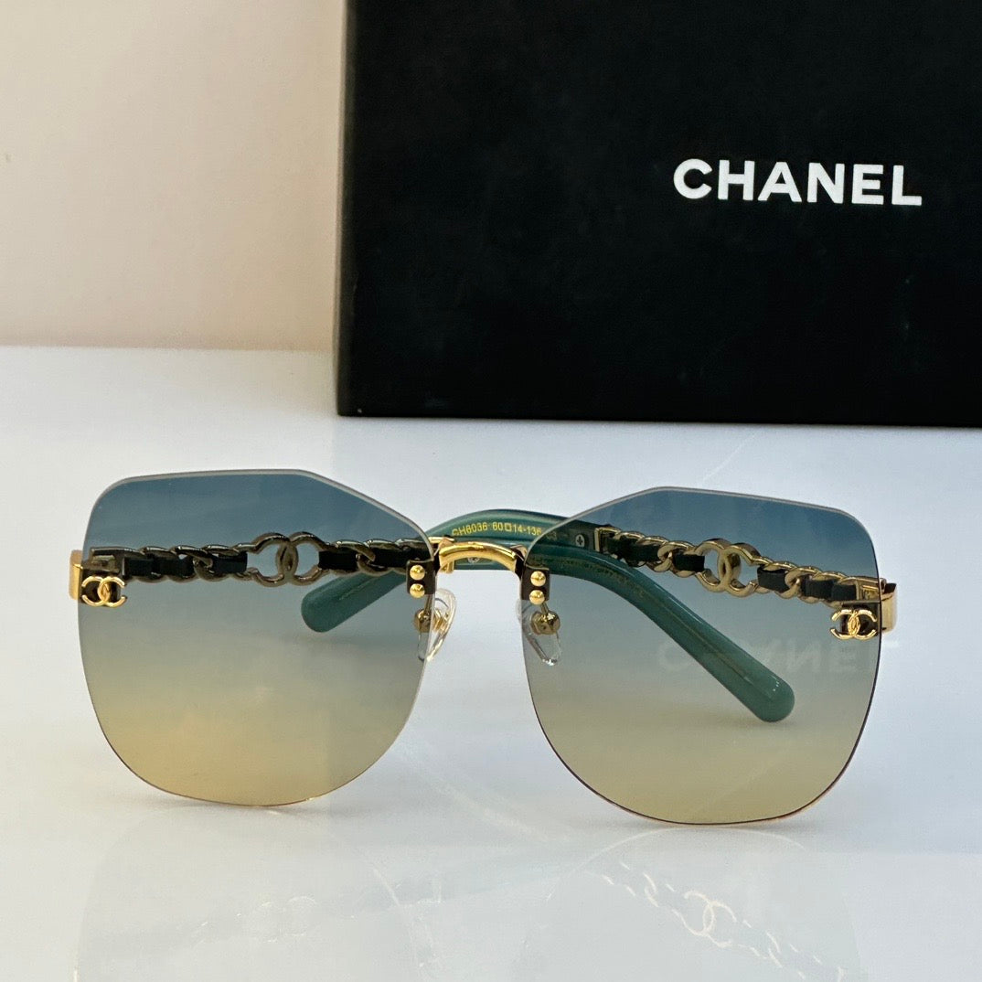 Chanel Oversize Women's 8036 Sunglasses🖤 - buyonlinebehappy