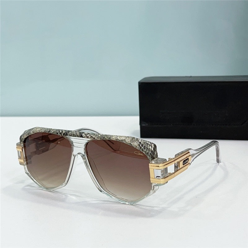 CAZAL CZ163/3 065 Half Leather Snake Skin Limited Edition Sunglasses⚜️ - buyonlinebehappy