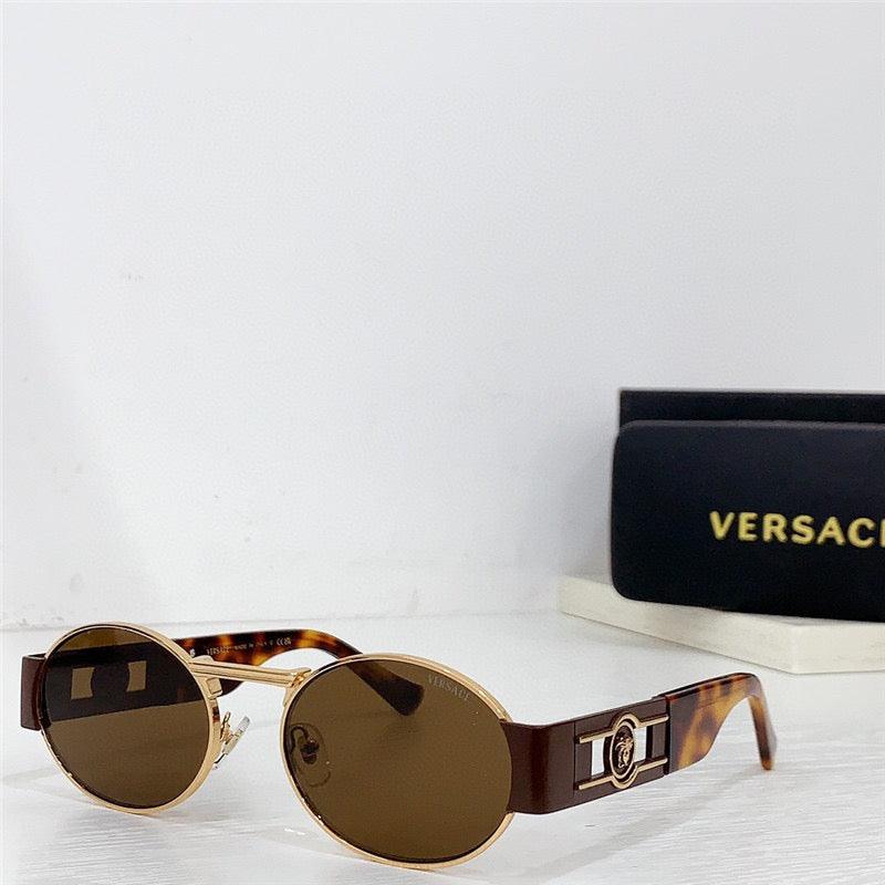 VERSACE New 2024 MEDUSA DECO OVAL SUNGLASSES ✨ - buyonlinebehappy