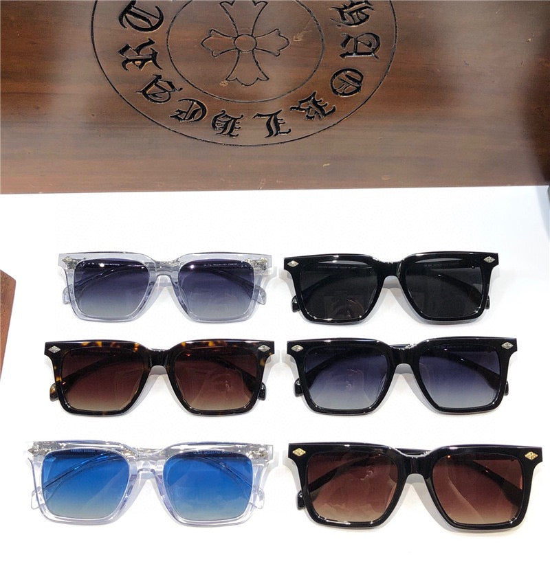 Chrome Hearts 8271 square-frame tinted sunglasses⚜️ - buyonlinebehappy