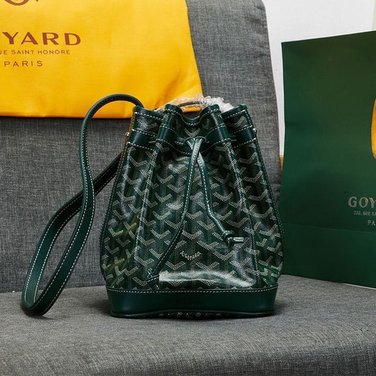 Goyard Petit Flot Bucket Bag In Goyardine Canvas Shoulder Bag ✨ - buyonlinebehappy