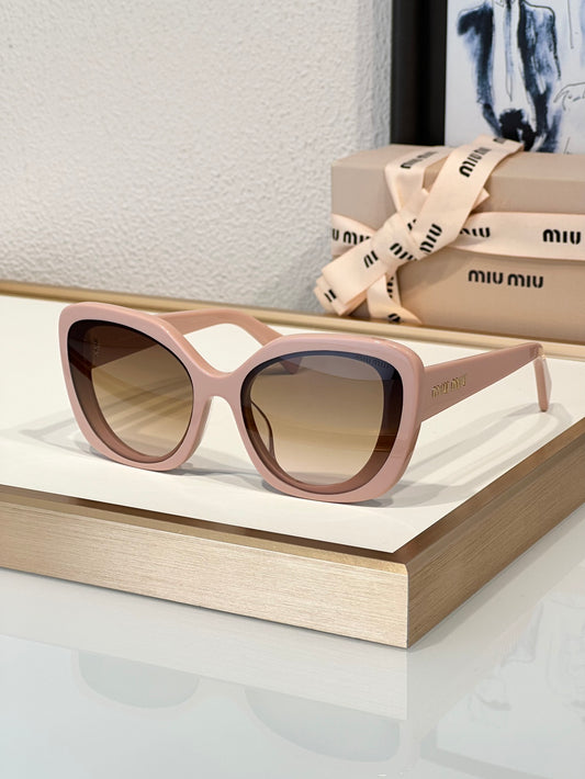 New Season Miu Miu LOGO SMU 06X Women's Sunglasses✨ - buyonlinebehappy