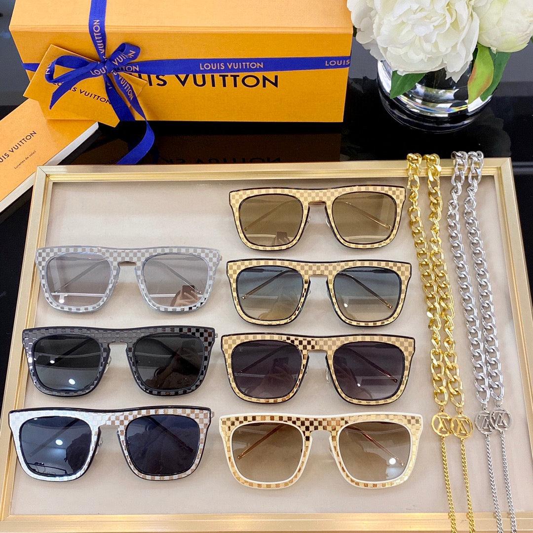 1 Louis Vuitton ultra rare LV1105 Chain Women's Sunglasses ✨ - buyonlinebehappy