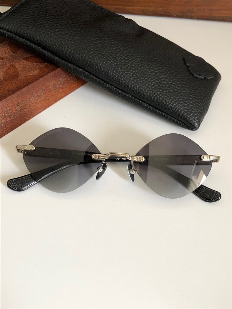 Chrome Hearts DEEP III 3 Rhombus Zeiss Lens Unisex Sunglasses⚜️ - buyonlinebehappy