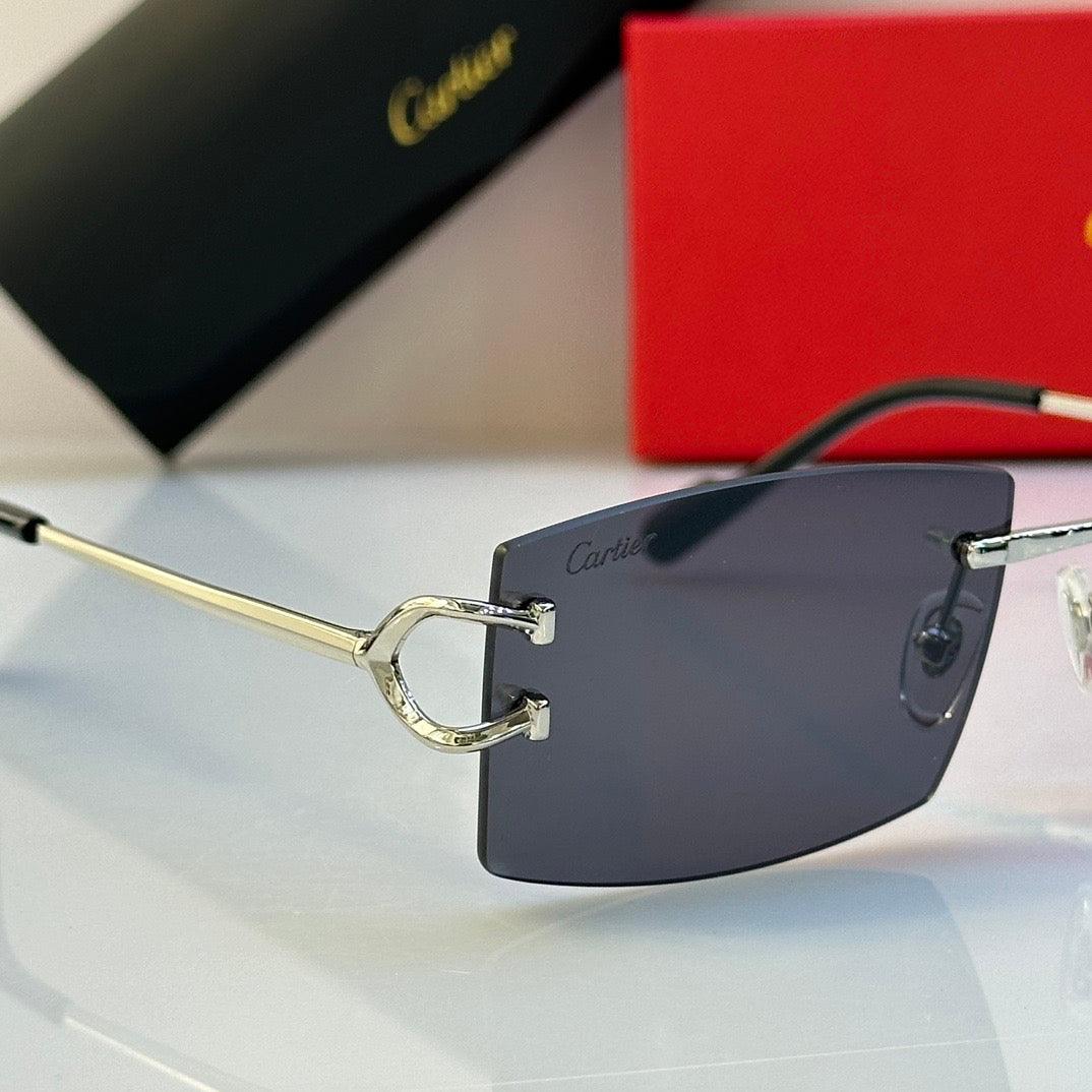 CARTIER - CT0092O - 001 DIAMOND CUT Sunglasses ✨ - buyonlinebehappy