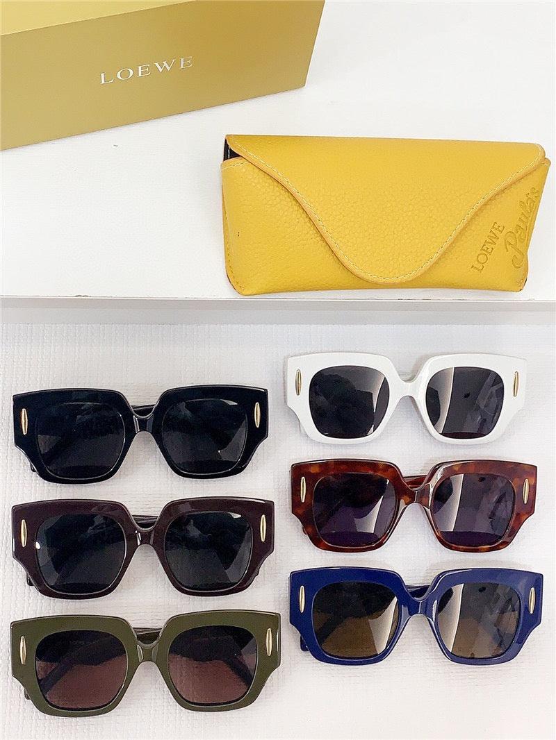 LOEWE New Season 2024 Square Screeen acetate Sunglasses ✨ - buyonlinebehappy