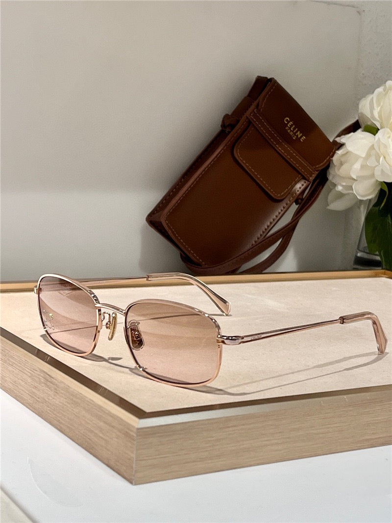 CELINE 2024 ovals Triomphe metal 40284 Sunglasses ✨ - buyonlinebehappy