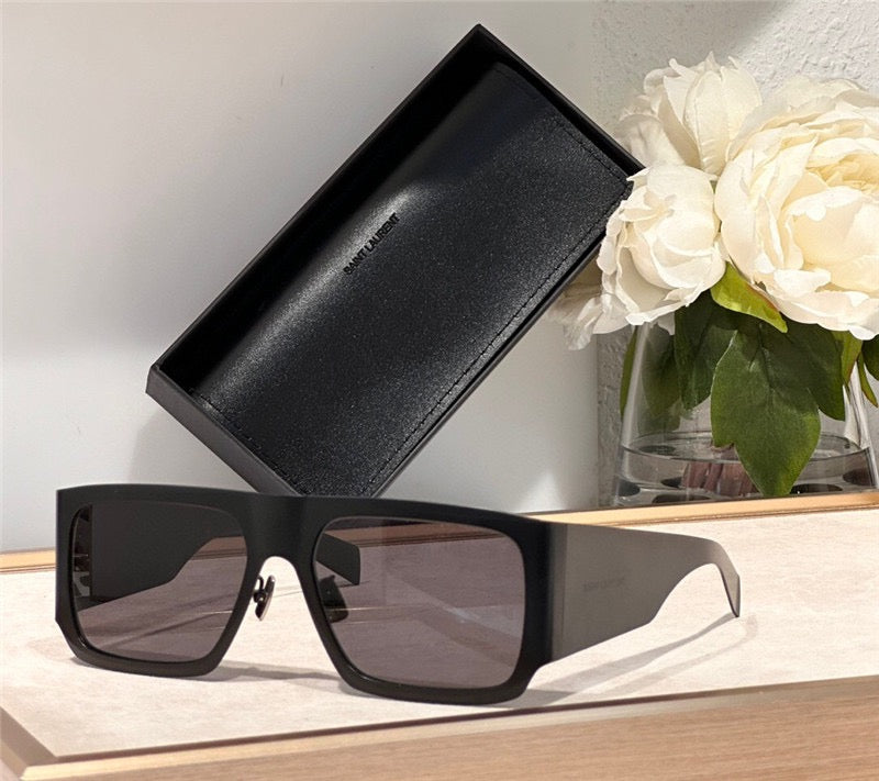 YSL 2024 SAINT LAURENT SL 635 flat-top Sunglasses $800 ✨ - buyonlinebehappy