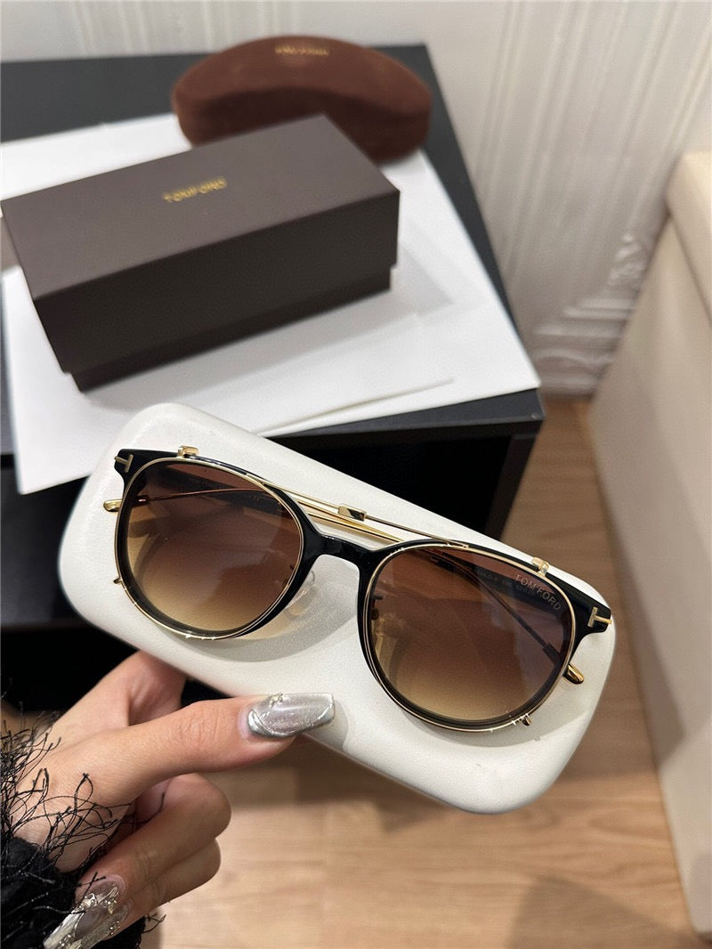 TOM FORD SOFT ROUND FT5644 Sunglasses 🔱 - buyonlinebehappy