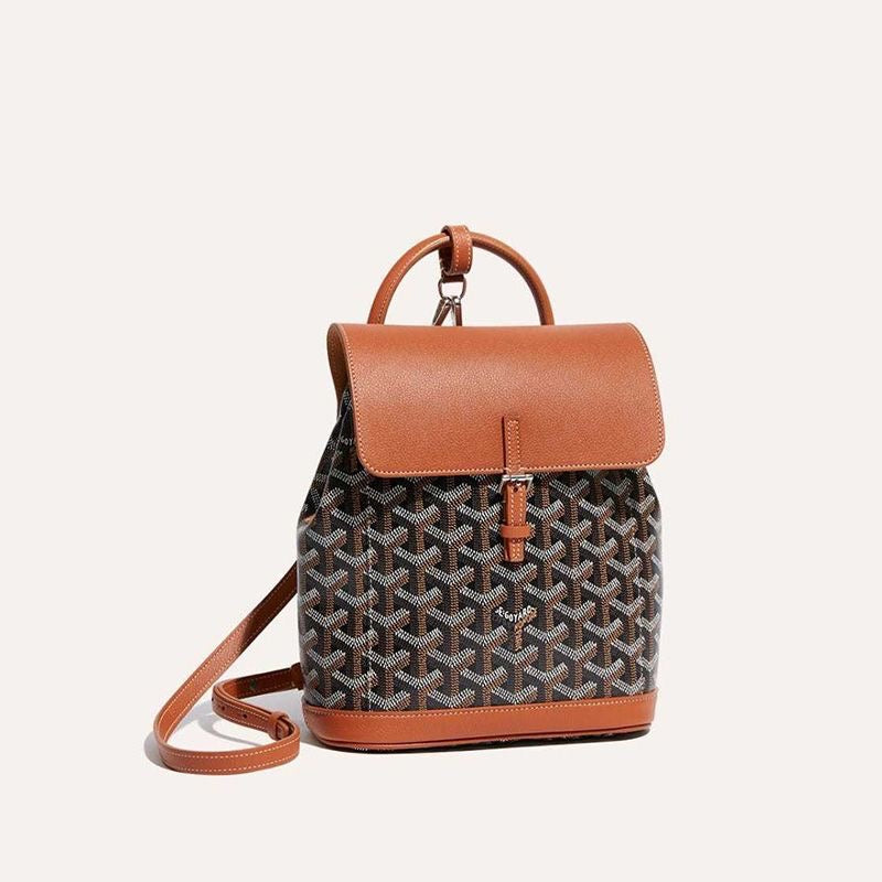 Goyard Mini Alpin Backpack In Goyardine Canvas ✨ - buyonlinebehappy