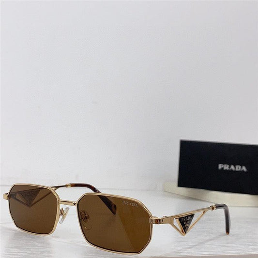 2023-24 NEW SEASON Prada A53V square-frame tinted sunglasses - buyonlinebehappy