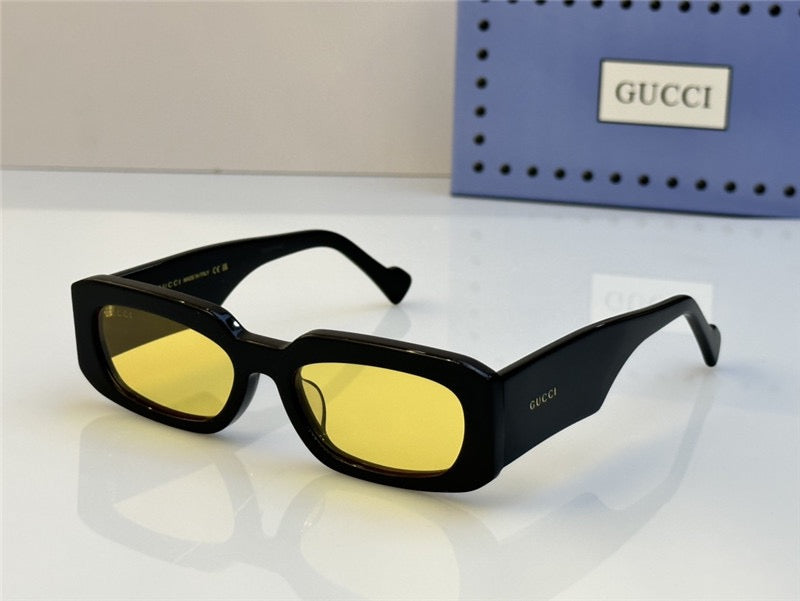 GUCCI RECTANGULAR FRAME Acetate Frame Unisex GG 1426S Sunglasses  ✨ - buyonlinebehappy