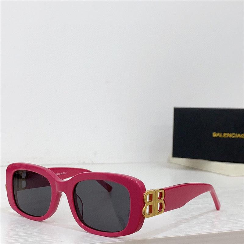 New Season BALENCIAGA Eyewear BB0310SK rectangle-frame sunglasses ✨ - buyonlinebehappy