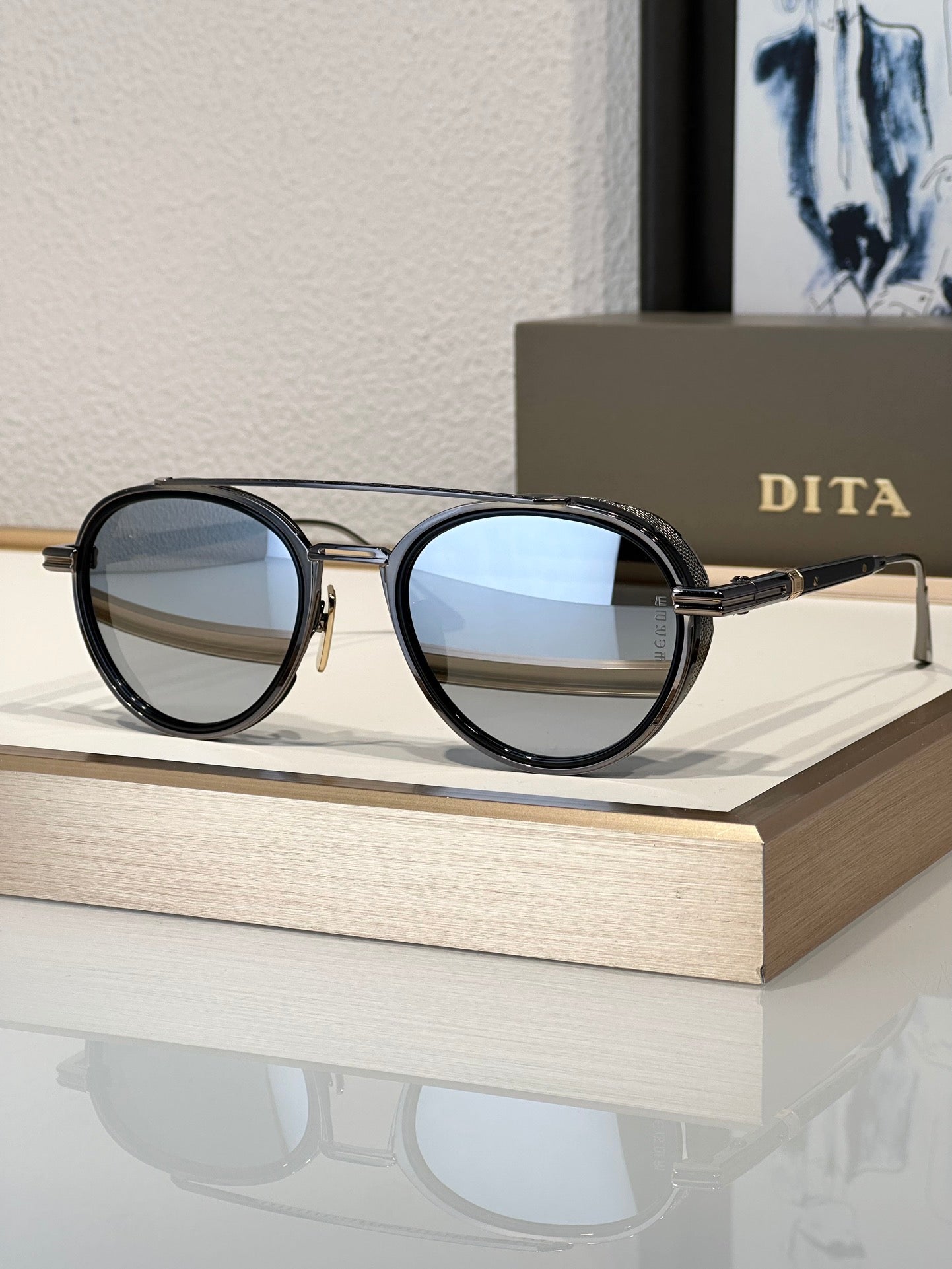 Dita Eyewear  Dita Epiluxury EPLX.4 DES 004 01 Interchangeable Sides Limited Edition Polarised Sunglasses 🔱 - buyonlinebehappy