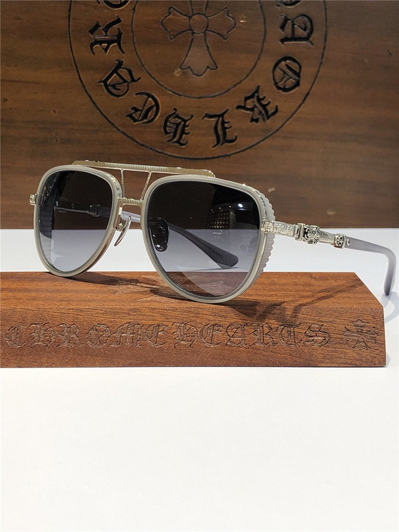 Chrome Hearts PUSHIN ROD I 57-18-146mm Sunglasses⚜️ - buyonlinebehappy