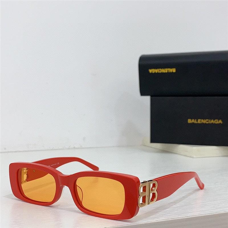 Balenciaga Eyewear Dynasty rectangle-frame sunglasses Unisex🖤 - buyonlinebehappy