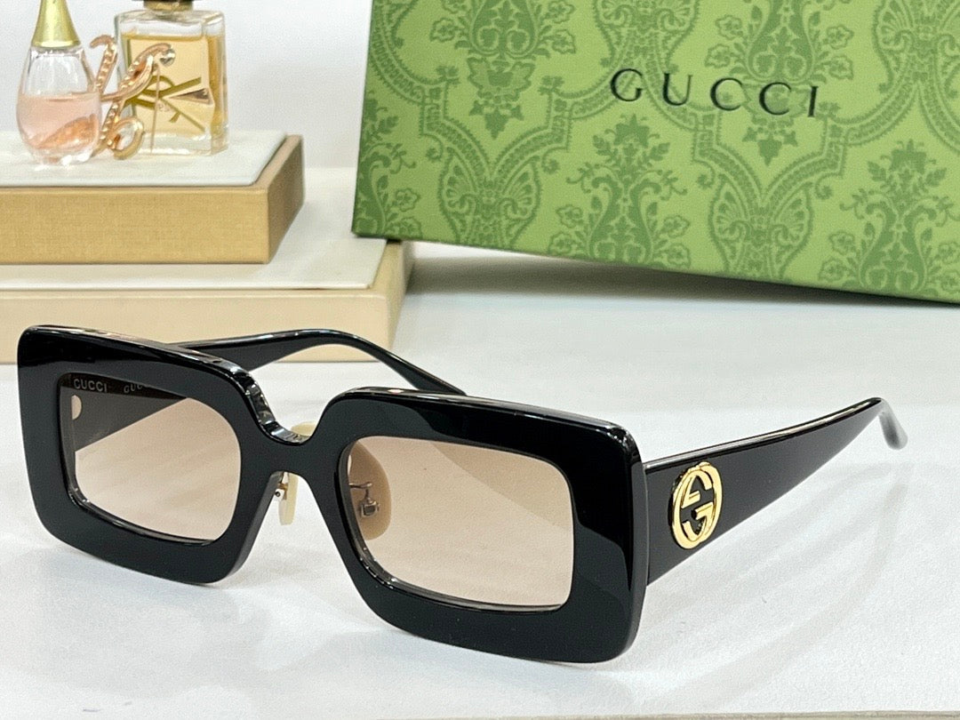 Gucci GG0974S Sunglasses Women Rectangle 49mm  ✨ - buyonlinebehappy