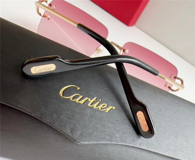 1 Cartier SIGNATURE C DE Style Sunglasses 57mm 14 lens Color - buyonlinebehappy