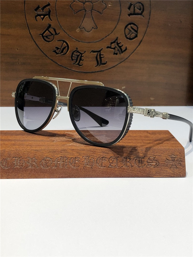 Chrome Hearts PUSHIN ROD I 57-18-146mm Sunglasses⚜️ - buyonlinebehappy