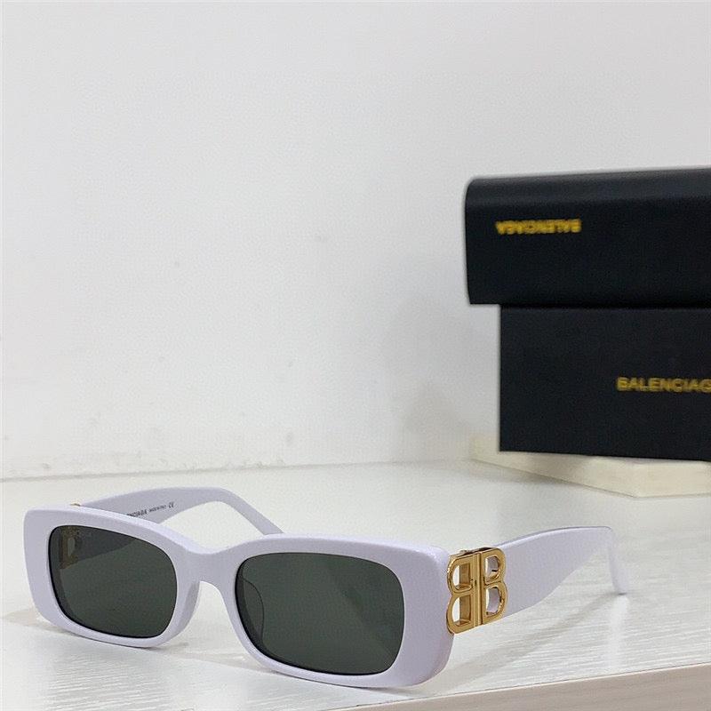 Balenciaga Eyewear Dynasty rectangle-frame sunglasses Unisex🖤 - buyonlinebehappy