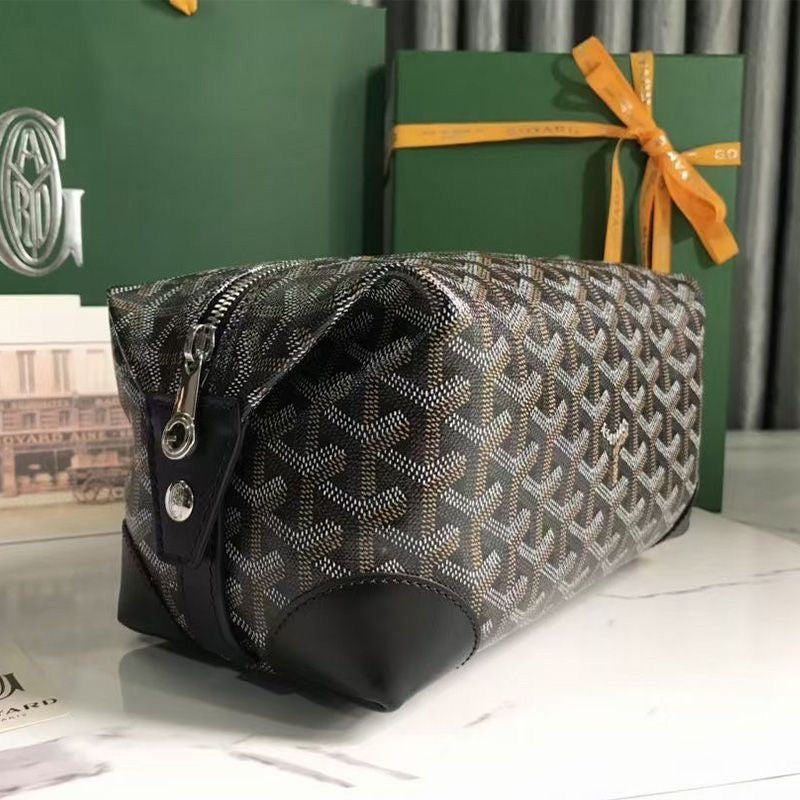 Goyard Bowling 25 Toiletry Bag In Goyardine Canvas✨ - buyonlinebehappy