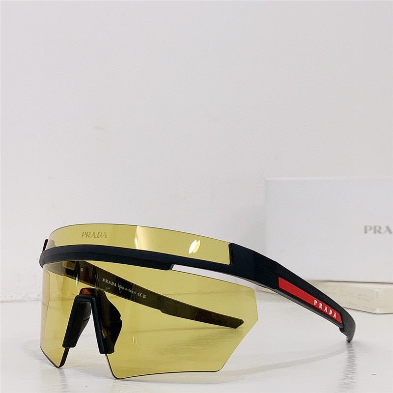 PRADA 59mm Shield Sunglasses Prada Linea Rossa   🟥 - buyonlinebehappy