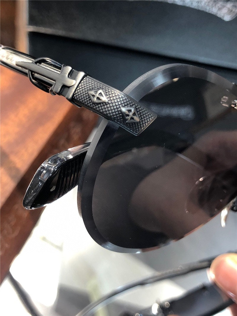 Chrome Hearts 8267 Metal frame Luxury Pilot Sunglasses🔱 - buyonlinebehappy