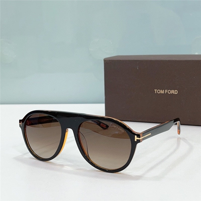 TOM FORD Pilot Horn TF1047 Private Collection Sunglasses $1100 ✨ - buyonlinebehappy