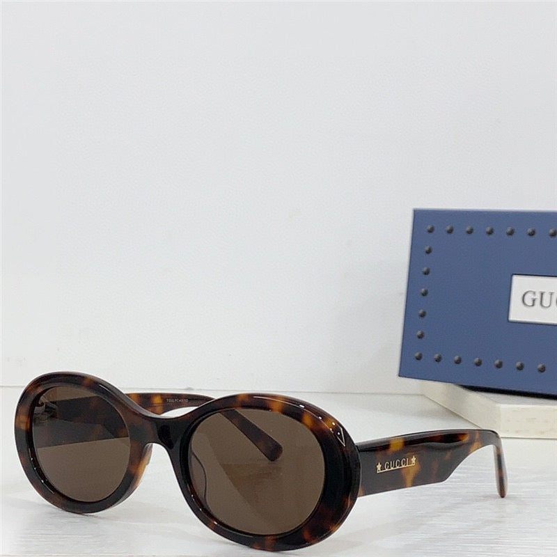 Gucci Oval Round Frame GG1587S Women's Sunglasses ✨ - buyonlinebehappy