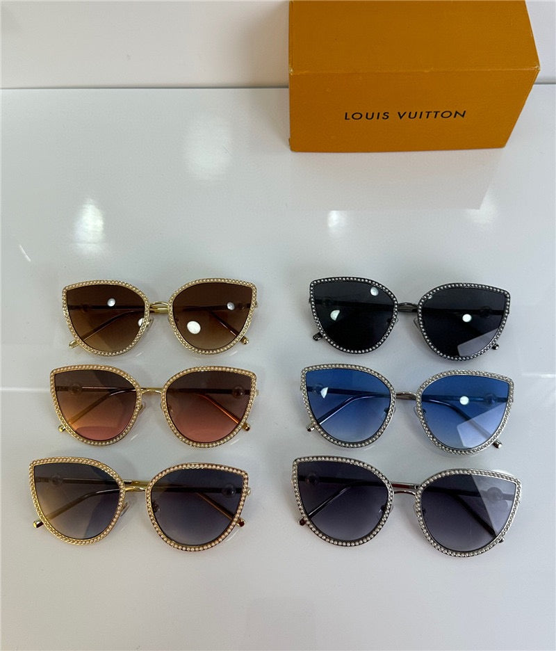 Louis Vuitton Z1995U LV Pearl Cat Eye Sunglasses✨ - buyonlinebehappy