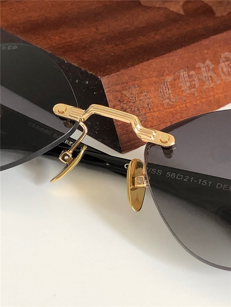 Chrome Hearts DEEP III 3 Rhombus Zeiss Lens Unisex Sunglasses⚜️ - buyonlinebehappy