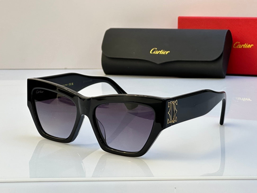 Cartier Acetate frame Women's Sunglasses CT0435S-003  🐆 - buyonlinebehappy