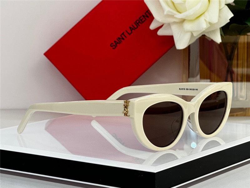 Saint Laurent Women's Monogram Hinge Narrow Cat Eye Sunglasses Women's ✨ - buyonlinebehappy