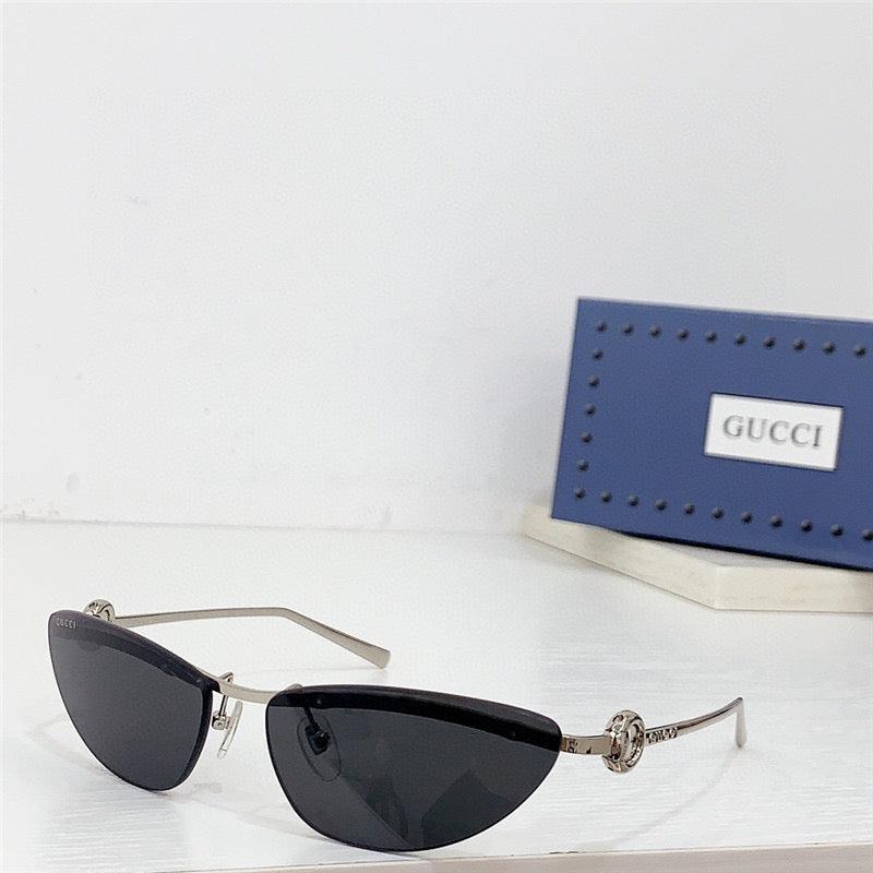 GUCCI Rectangular Frame 2024 in metal frame New Season GG1701 Sunglasses ✨ - buyonlinebehappy