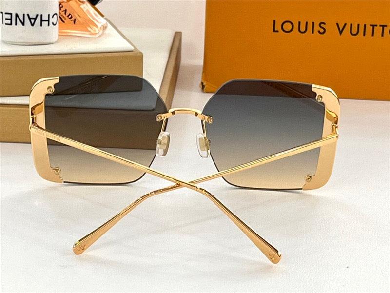 Louis Vuitton Z1994U LV Moon Metal Square Sunglasses Women's Sunglasses ✨ - buyonlinebehappy