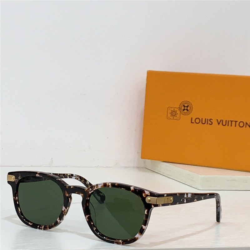 Louis Vuitton LV Signature Square Round Sunglasses Unisex Z1963U✨ - buyonlinebehappy