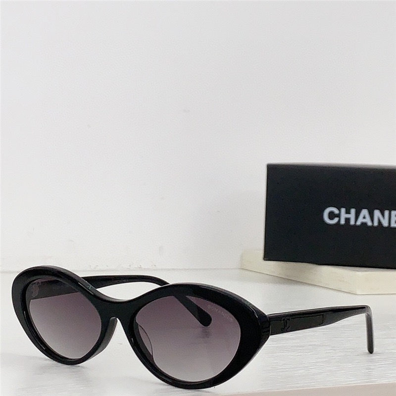 Chanel CH5416 1712/S6 Cat Eye Oval Acetate Sunglasses ✨ - buyonlinebehappy