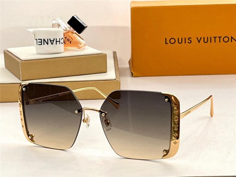 Louis Vuitton Z1994U LV Moon Metal Square Sunglasses Women's Sunglasses ✨ - buyonlinebehappy