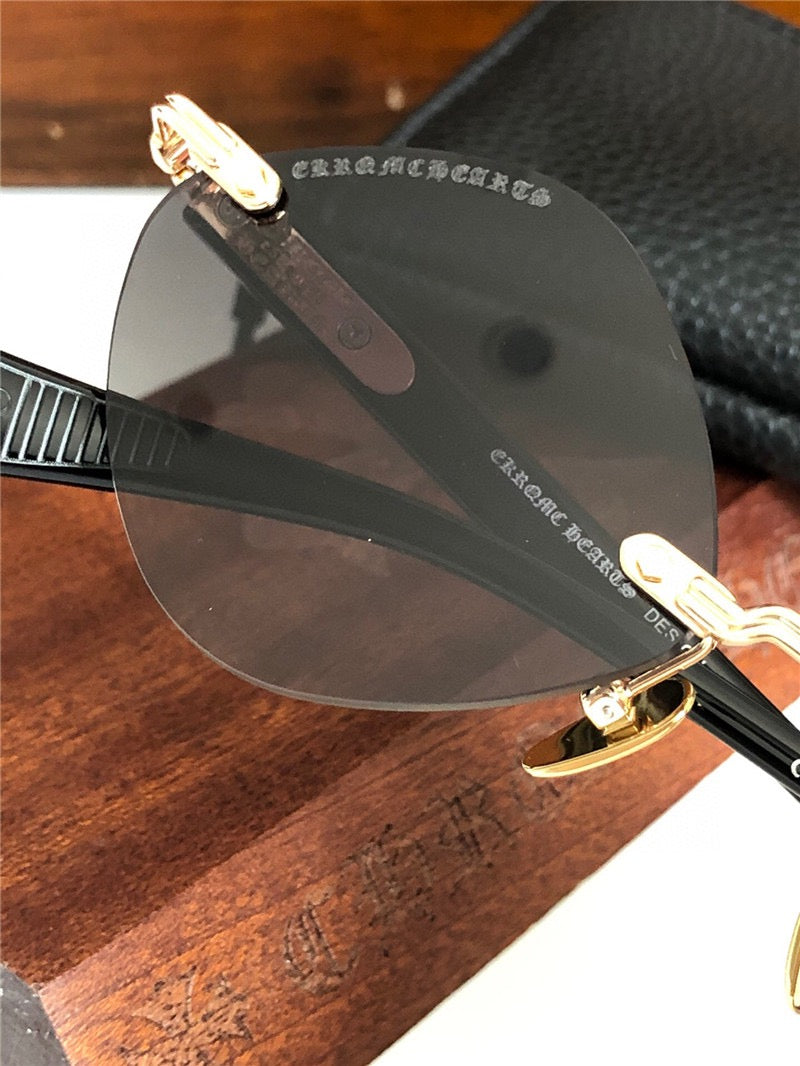 Chrome Hearts DEEP III 3 Rhombus Zeiss Lens Unisex Sunglasses⚜️ - buyonlinebehappy