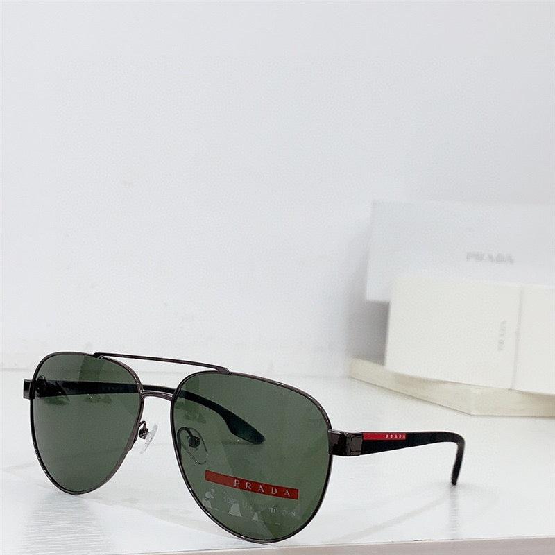 PRADA SPS54T 1AB5Z1 58 Polarized Men's Pilot Sunglasses✨ - buyonlinebehappy