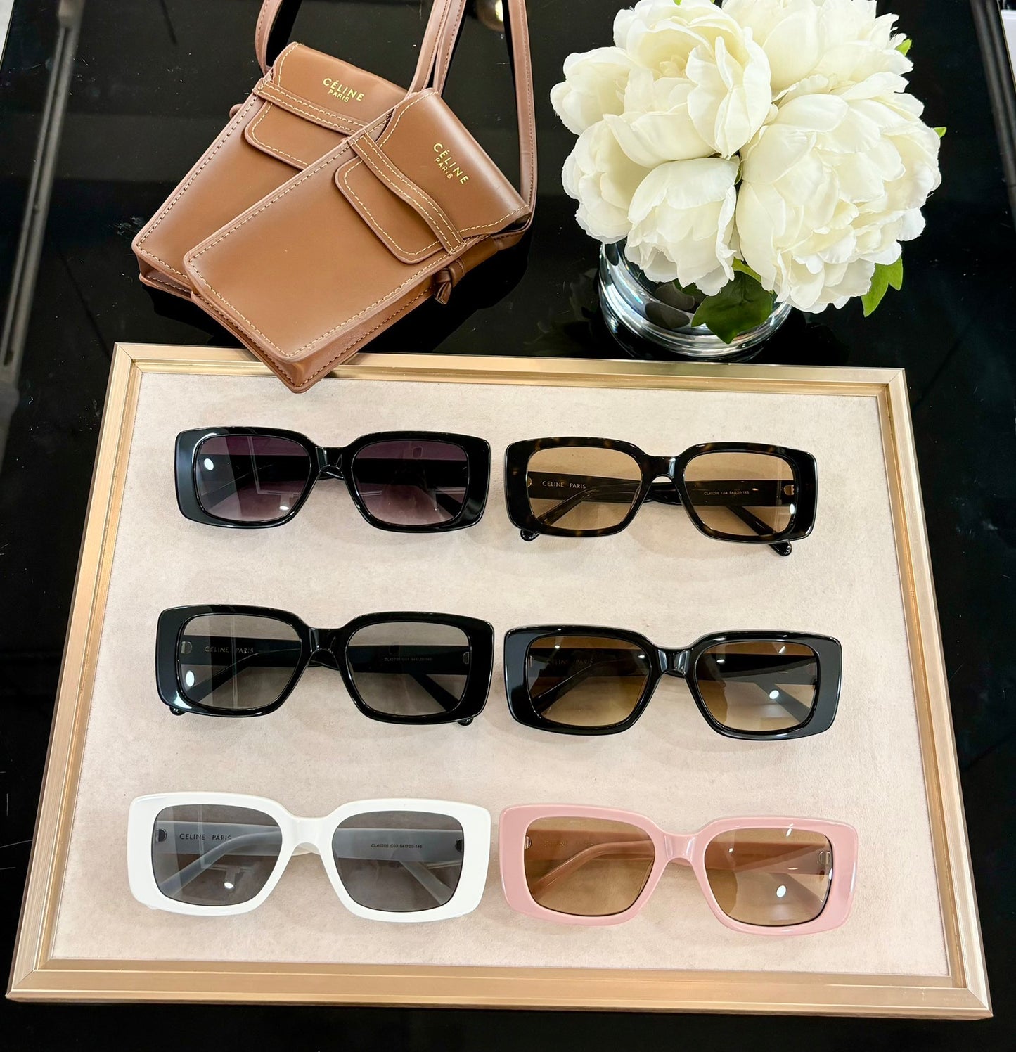 CELINE Triomphe NEW SEASON 40286 Women's Céline Sunglasses✨ - buyonlinebehappy