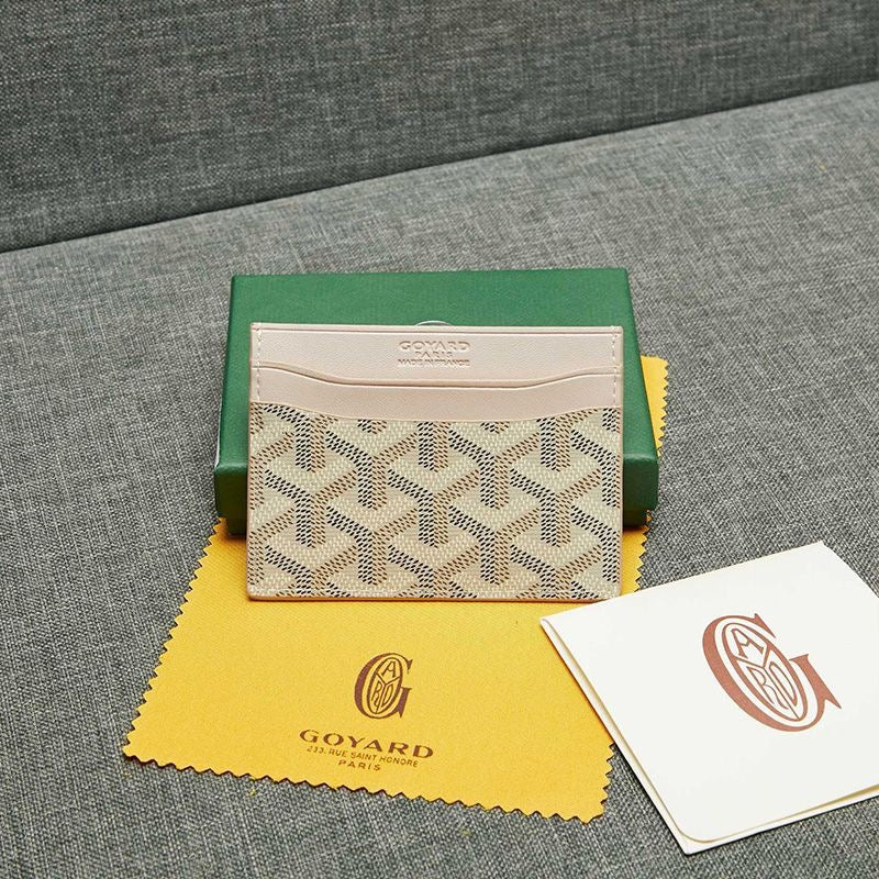 Goyard Saint-Sulpice Card Wallet In Goyardine Canvas ✨ - buyonlinebehappy