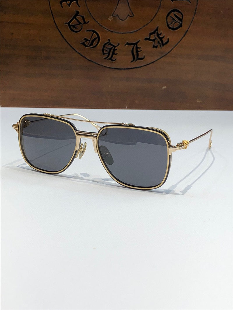 Chrome Hearts HUMPSTER metal Polarised Zeiss Lenses Sunglasses⚜️ - buyonlinebehappy