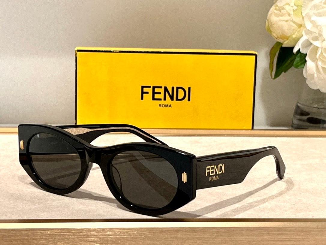 2024 FENDI Roma FE40125 Sunglasses shape Women's✨ - buyonlinebehappy