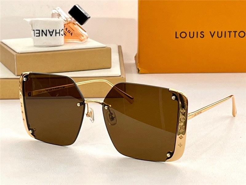 Louis Vuitton Z1994U LV Moon Metal Square Sunglasses Women's Sunglasses ✨ - buyonlinebehappy