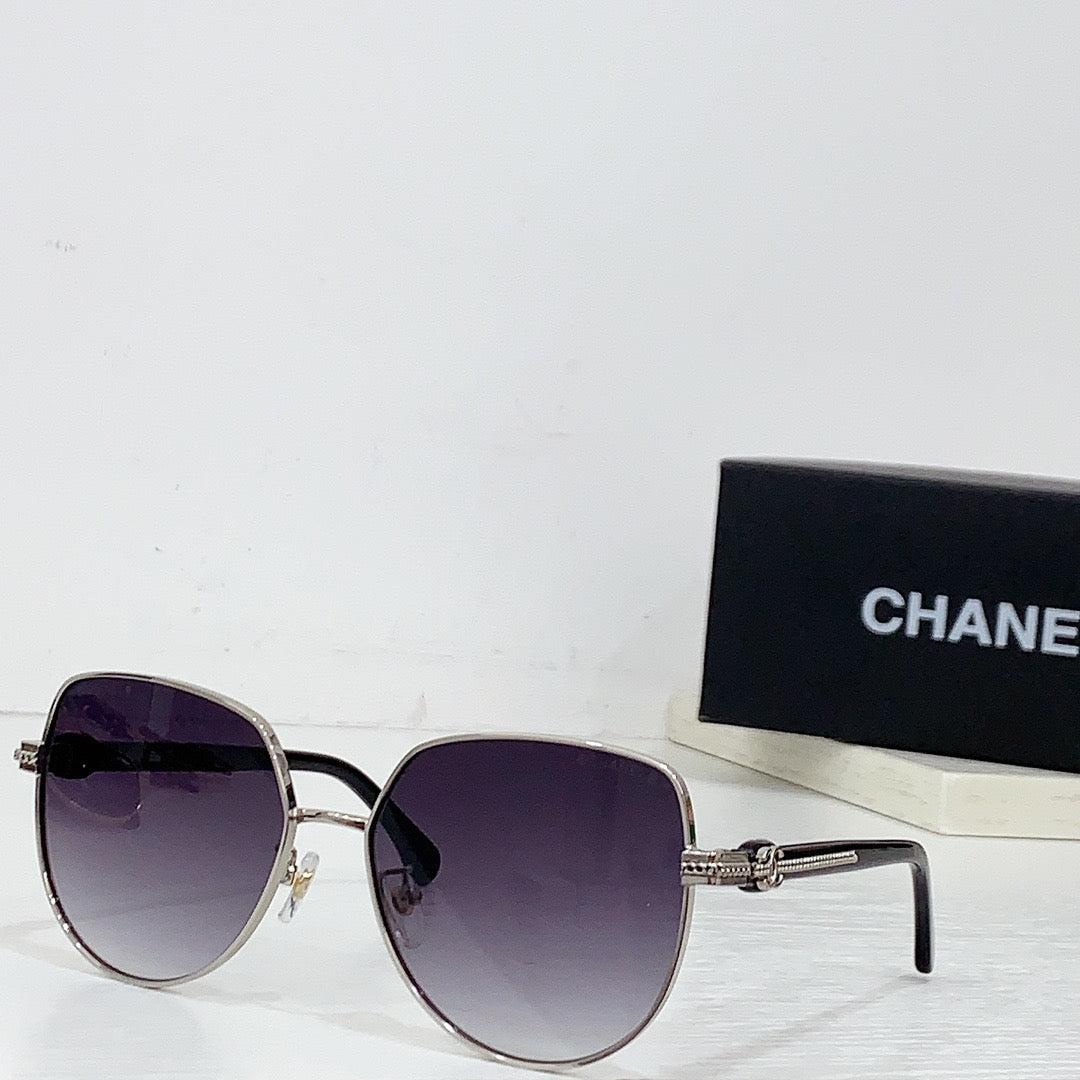 Chanel 2213 Women's Oversize Metal Frame Sunglasses ✨ - buyonlinebehappy