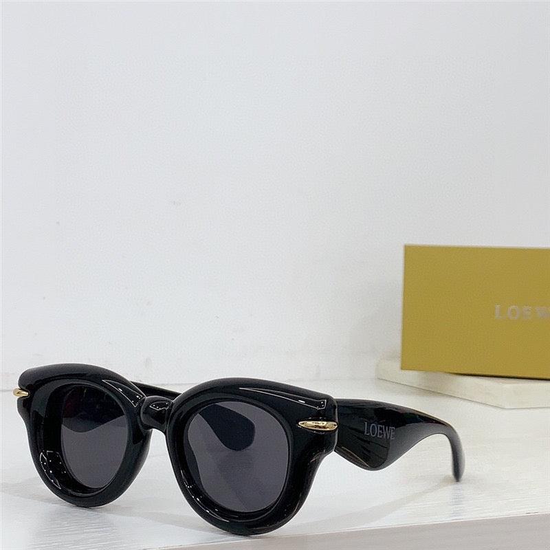 LOEWE Butterfly Inflated Round-Frame Acetate Sunglasses ✨ - buyonlinebehappy