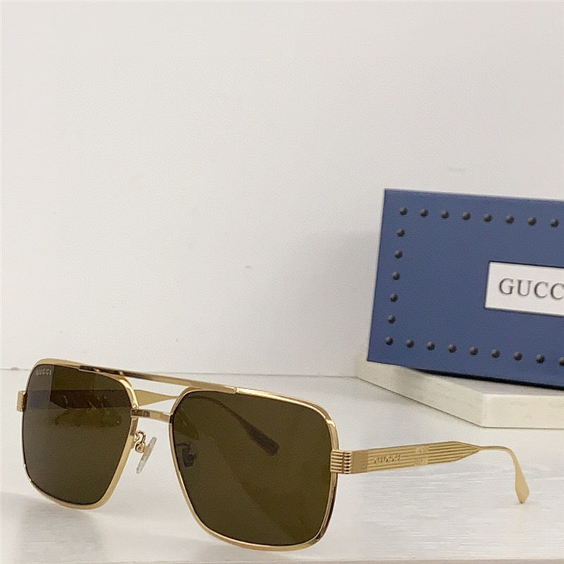 New Season Gucci 1512S Eyewear Rectangle frame Sunglasses  ✨ - buyonlinebehappy